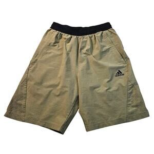 Adidas Men's Axis 3.0 Woven Shorts Training gold yellow performance S active EUC